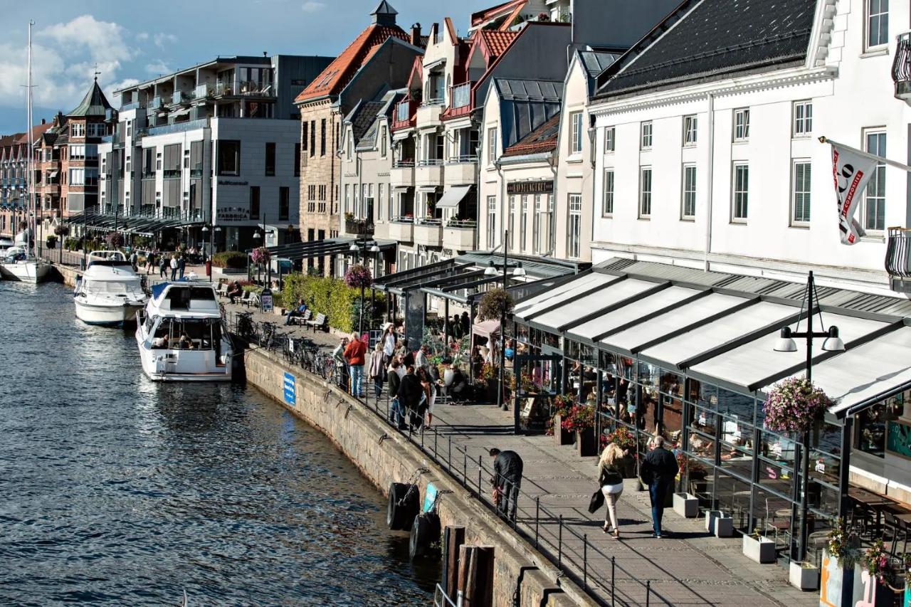 Moderne Leilighet Midt I Sentrum Av Fredrikstad Exteriér fotografie